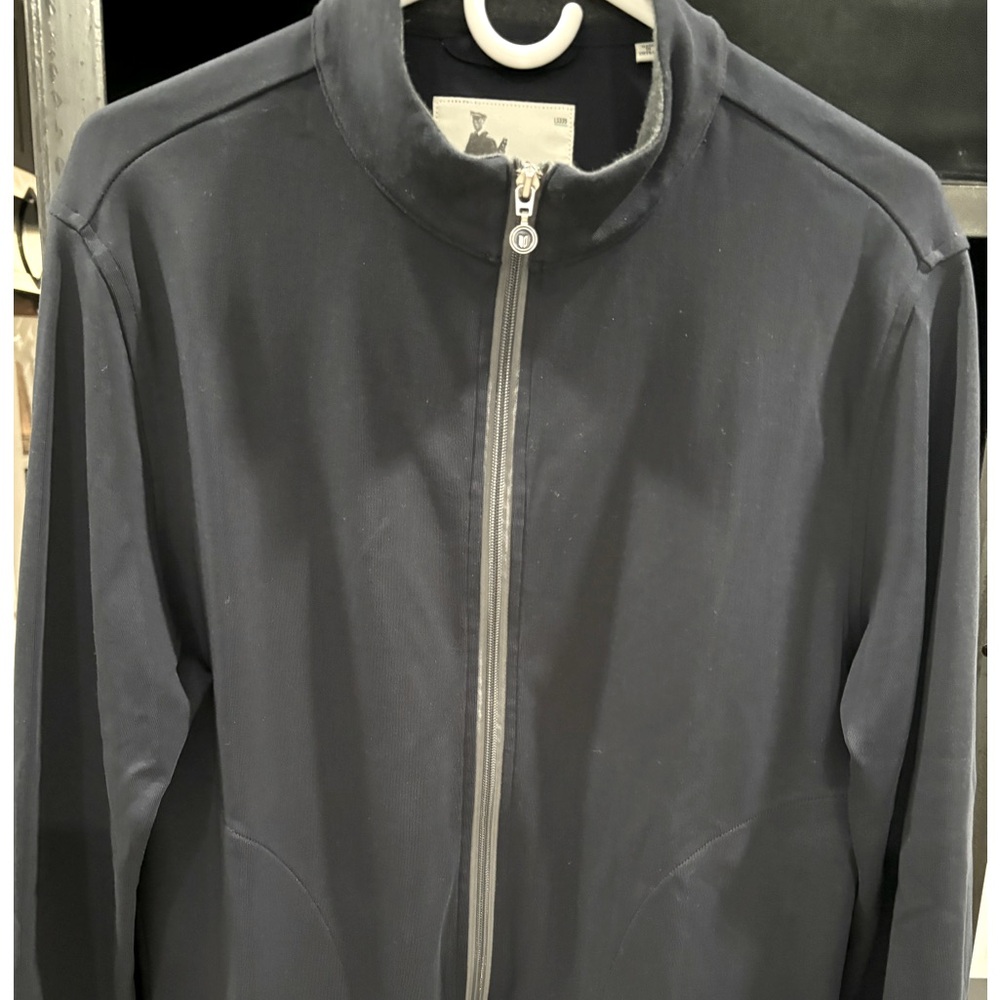 Linksoul navy full-zip Greenskeeper Jacket